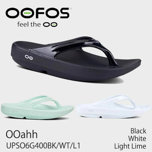 �E�[�t�H�X �T���_�� OOFOS ���f�B�[�X OOLALA �E�[���� RECOVERY SANDAL ���J�o���[�T���_�� BLACK WHITE LIGHT LIME �u���b�N �z���C�g ���C�g���C�� �V���[�Y