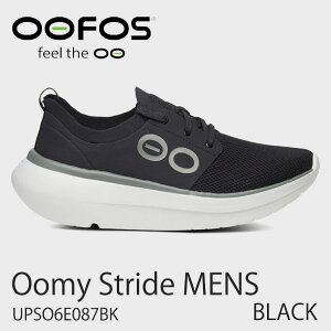 �E�[�t�H�X �X�j�[�J�[ �����Y OOFOS �X�j�[�J�[ �����Y Oomy Stride MENS BLACK RECOVERY SHOOES ���J�o���[�V���[�Y �u���b�N�z���C�g �����Y �V���[�Y
