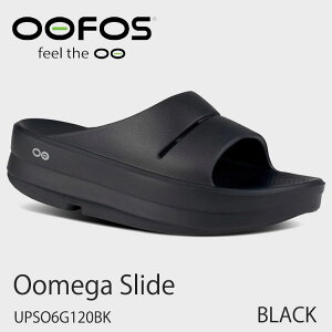 �E�[�t�H�X �T���_�� OOFOS �����Y ���f�B�[�X Oomega �I�[���K RECOVERY SANDAL ���J�o���[�T���_�� Unisex Slide Sandals Black �u���b�N �V���[�Y UPSO6G120BK