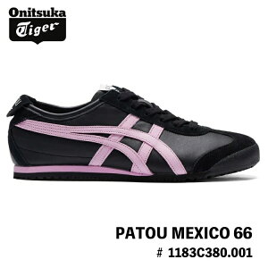 IjcJ^CK[ Xj[J[ pgD Onitsuka Tiger PATOU MEXICO 66 LVR66 BLACK/COTTON CANDY ubN RbgLfB # 1183C380.001 R{ V[Y