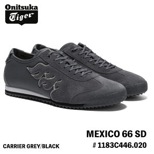 �I�j�c�J�^�C�K�[ �X�j�[�J�[ Onitsuka Tiger MEXICO 66 SD ���L�V�R66 SD # 1183C446.020 CARRIER GREY/BLACK �V���[�Y