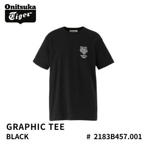 �I�j�c�J�^�C�K�[ T�V���c Onitsuka Tiger T�V���c GRAPHIC TEE BLACK �u���b�N # 2183B457.001