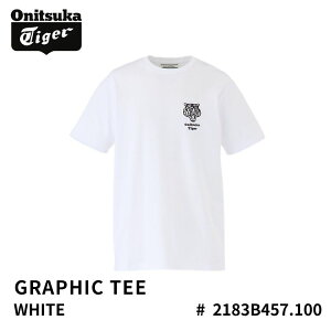 �I�j�c�J�^�C�K�[ T�V���c Onitsuka Tiger T�V���c GRAPHIC TEE WHITE �z���C�g # 2183B457.100