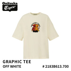 �I�j�c�J�^�C�K�[ T�V���c Onitsuka Tiger T�V���c GRAPHIC TEE OFF WHITE �I�t�z���C�g # 2183B613.700