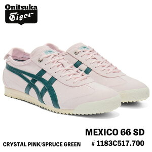 IjcJ^CK[ Xj[J[ Onitsuka Tiger MEXICO 66 SD LVR66 SD # 1183C517.700 CRYSTAL PINK/SPRUCE GREEN V[Y