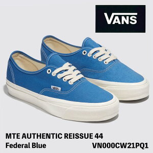 �o���Y �X�j�[�J�[ VANS �X�j�[�J�[ MTE AUTHENTIC REISSUE 44 �o���Y MTE �I�[�Z���e�B�b�N ���C�V���[ 44 FEDERAL BLUE �t�F�f�����u���[ �����Y ���f�B�[�X VN000CW21PQ1 �V���[�Y