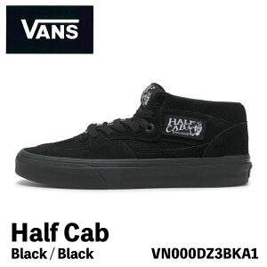 �o���Y �X�j�[�J�[ VANS �X�j�[�J�[ VANS Half Cab Black / Black VN000DZ3BKA1 �n�[�t�L���u �u���b�N �~�b�h�J�b�g �V���[�Y