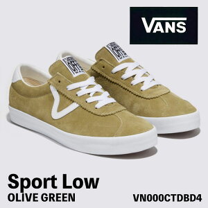 �o���Y �X�j�[�J�[ VANS �X�j�[�J�[ Sport Low OLIVE GREEN VN000CTDBD4 �X�|�[�c ���[ �I���[�u�O���[�� �V���[�Y