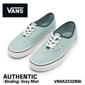 �o���Y �X�j�[�J�[ VANS �X�j�[�J�[ Authentic (Binding) Grey Mist / VN0A2Z3ZM8I �I�[�Z���e�B�b�N �O���[ �~�X�g �V���[�Y