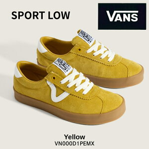 �o���Y �X�j�[�J�[ VANS �X�j�[�J�[ Sport Low PIG SUEDE Heritage Mustard VN000D1PEMX �X�|�[�c ���[ �X�E�F�[�h �w���e�[�W �}�X�^�[�h �V���[�Y