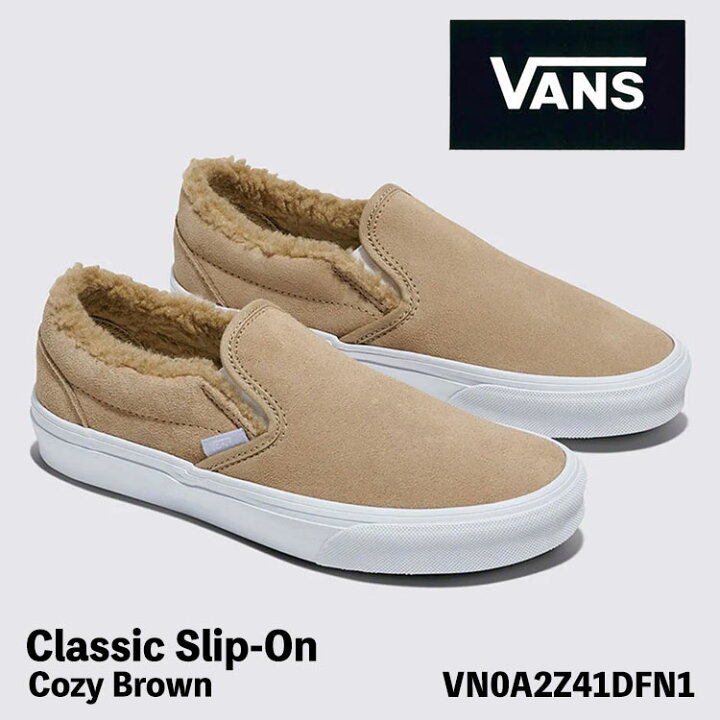 楽天市場】バンズ スリッポン スニーカー VANS Classic Slip-On Cozy 