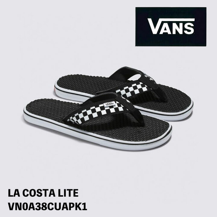 楽天市場】バンズ ビーチサンダル VANS LA COSTA LITE CHECKERBOARD 