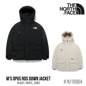 ノースフェイス ダウンジャケット THE NORTH FACE メンズ レディース M'S OPUS RDS DOWN JACKET メンズ オプス RDS ダウンジャケット BLACK ブラック WHITE_SAND ホワイトサンド NJ1DQ64A/B ウェア【中古】未使用品
