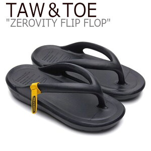 �g�[���g�[ �T���_�� TAW��TOE �����Y ���f�B�[�X ZEROVITY FLIP FLOP �[���r�e�B �t���b�v �t���b�v BLACK �u���b�N ZFFBLA �V���[�Y