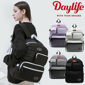 �f�C���C�t �����b�N Daylife �����Y ���f�B�[�X MULTI POCKET BACKPACK �}���` �|�P�b�g �o�b�N�p�b�N BLACK �u���b�N IVORY �A�C�{���[ PURPLE �p�[�v�� BLACKWHITE �u���b�N�z���C�g WHITE �z���C�g GRAY �O��