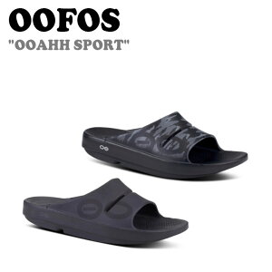 E[tHX T_ OOFOS Y fB[X OOAHH SPORT E[A[ X|[c RECOVERY SANDAL Jo[T_ BLACK MATTE ubN}bg BLACK CAMO ubNJ V[Y