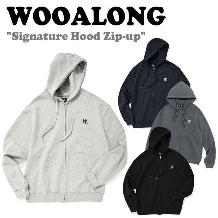 楽天市場】ウアロン パーカ WOOALONG メンズ レディース Signature 