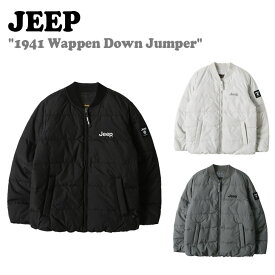 ジープ ダウン Jeep ダウンジャケット メンズ レディース 1941 Wappen Down Jumper 1941 ワッペン ダウンジャンパー BLACK ブラック IVORY アイボリー KHAKI カーキ JN4JPU492BK/IV/KH ウェア