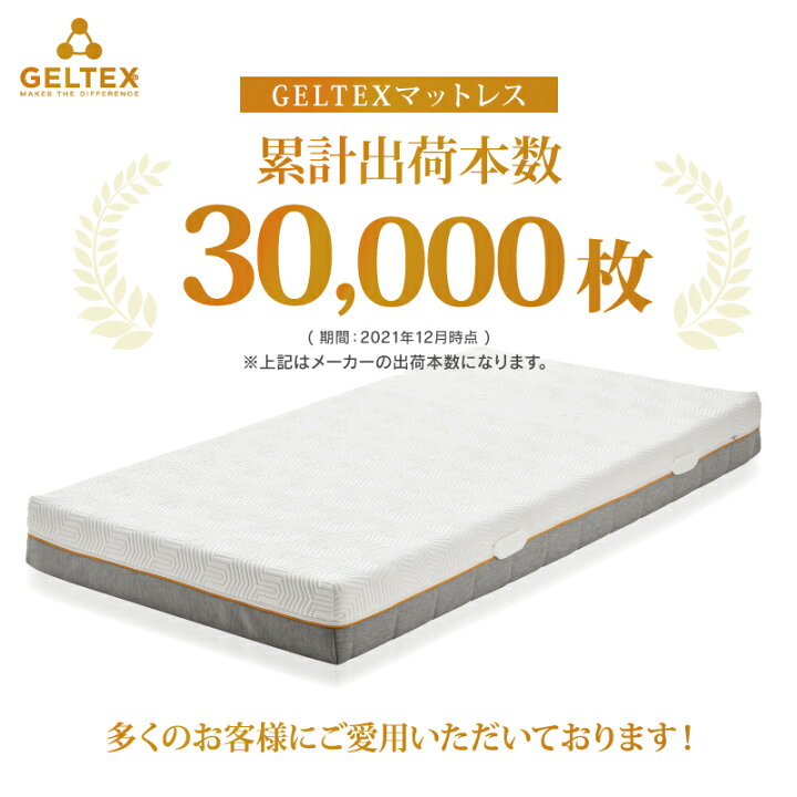 楽天市場】【公式】ドイツNo.1 マットレス ゲルテックス シングル ノン 