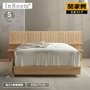 【P10倍!7月13日10時から】【公式】ベッド ベッドフレーム シングル ロータイプ モダン すのこ ウッドスプリング 寝室 オーク ナチュラル シンプル 木製 おしゃれ 縦格子 メラキ インルーム InRoom 関家具 大型便