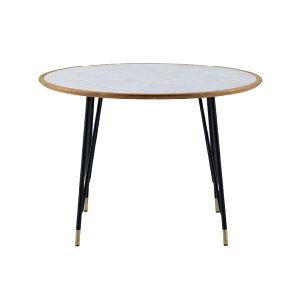 【ポイント10倍!】【公式】ダイニングテーブル 一人用 二人用 丸テーブル カフェテーブル ラウンドテーブル テーブル ラウンド型 丸型 無垢 木製 アイアン 100 オーク メラミン スチール 石