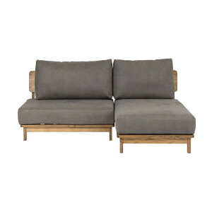 【ポイント10倍!】【公式】カウチ スモール ソファー 2.5人掛け 2人掛け 木製フレーム 木フレーム アッシュ 左右入れ替え 組替 セパレート 布 ファブリック キャンバス ブラウン アイボリー