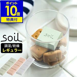 【特典付き】soil ソイル ドライングブロック ミニ ソイル 乾燥剤 乾燥 珪藻土 食品用 お菓子 ドライブロック 調味料入れ おしゃれ 調湿剤 Drying Block 保存容器 塩 ソルト 調味料 固まらない キ