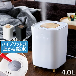 ≪予約販売:2021年1月中旬入荷≫加湿器 卓上 エルズ ヒュミディファイアー 上から給水 ハイブリッド式 エルズ加湿器 かわいい おしゃれ 大容量 アロマ 上部給水式 上部給水型 加湿機 オフィス ハイブリット 木目【送料無料】[ ハイブリッド加湿器 L's Humidifier ]