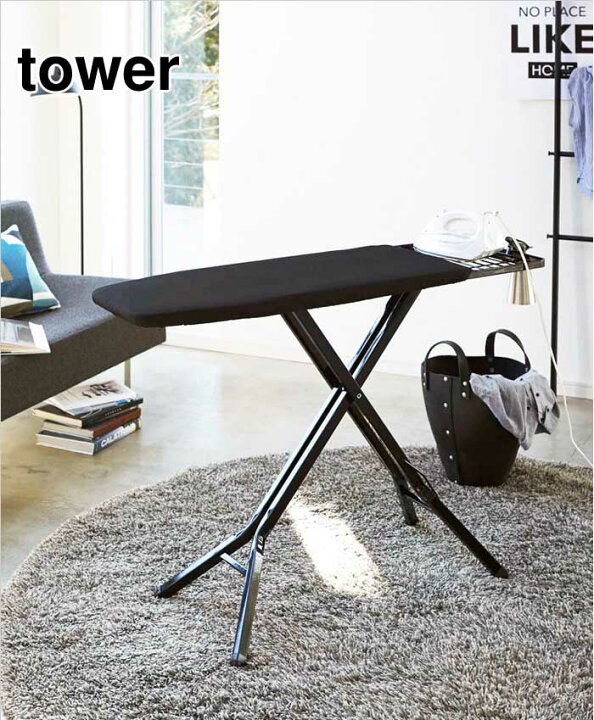 特典付［ スタンド式アイロン台 け タワー ］山崎実業 tower 