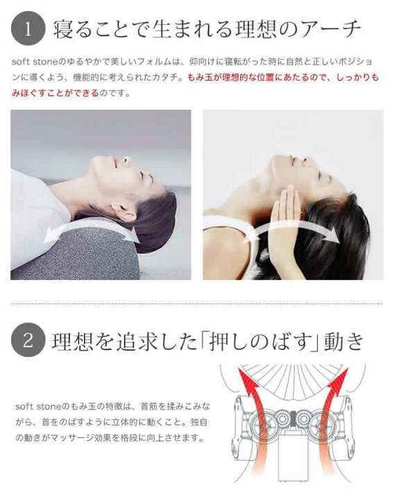 Soft Stone Back + Neck 2個セット 美容・健康