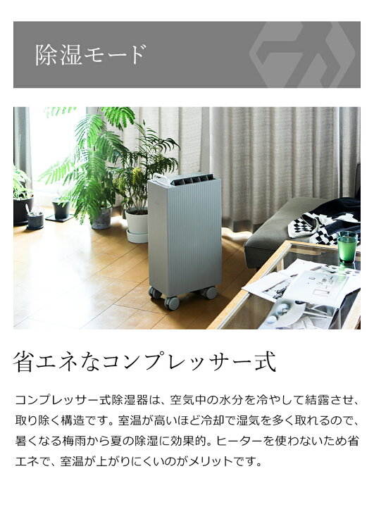 楽天市場】【2024年モデル】【3大特典付き】除湿機 cado カドー DH  