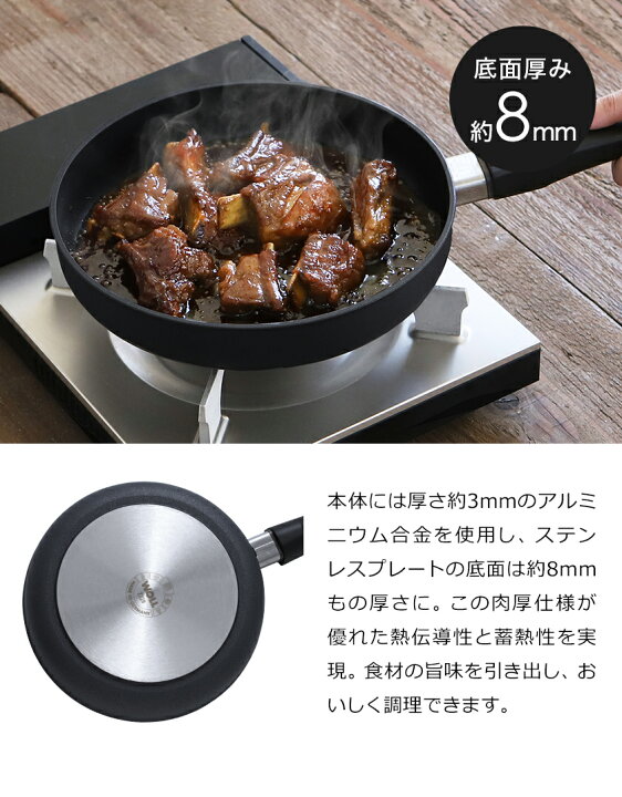 楽天市場】WOLL フライパン 24cm ドイツ製 取っ手が取れる こびりつか 