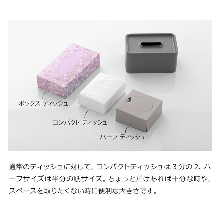 楽天市場 ティッシュケース コンパクトサイズ用 壁掛け ティッシュカバー イデアコ ティッシュボックス ケース カバー ホルダー マグネット 磁石 ティッシュペーパー おしゃれ シンプル ハーフ インテリア雑貨 北欧 ポイント10倍 送料無料 Ideaco Compact Tissue
