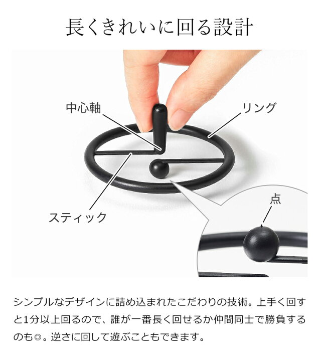 楽天市場 こま コマ おもちゃ 日本製 お子様 インテリア オブジェ デザイン 手回しゴマ プレゼント ギフト おもしろ雑貨 びっくりマーク 駒 オフィス デスク かわいい おしゃれ バランスコマ ビックリマーク シンプル Da 12 ポイント10倍 アッシュコンセプト D