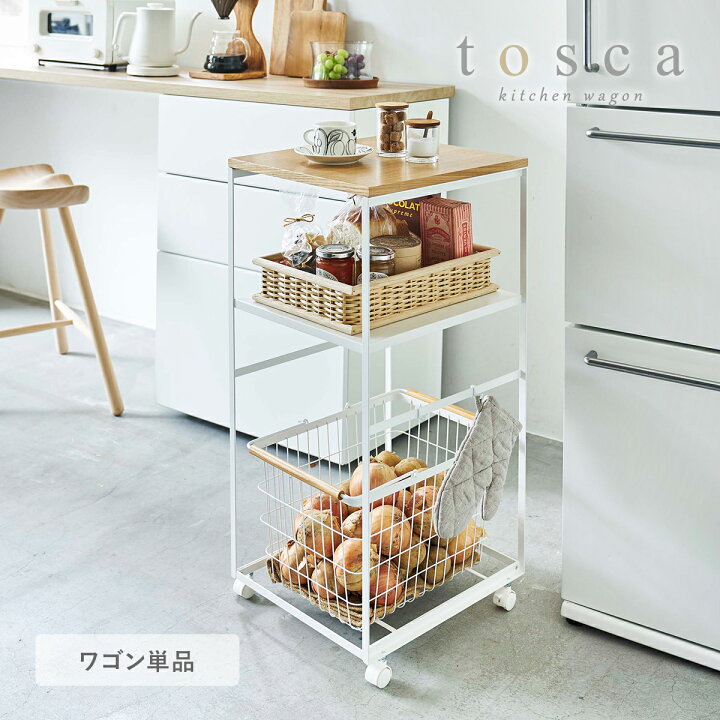 ハンドメイド 麦穂のカントリーキッチンワゴン 1ドロワ麦穂の 