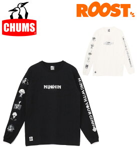 CHUMS �`�����X The Ninja Brushed L/S T-Shirt �U�E�j���W�� �u���b�V���h �����O�X���[�u T�V���c �������K�i CH01-2662 2025�H�~