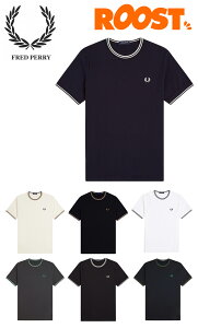 FRED PERRY �t���b�h�y���[ Twin Tipped T-Shirt �c�C���`�b�v�h T�V���c M1588V ���{���K�i �����Y 2026�t��