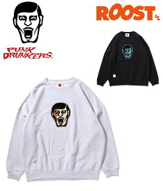 PUNK DRUNKERS パンクドランカーズ PDSxO.K. あいつ手振り刺繍BIGトレーナー スウェット