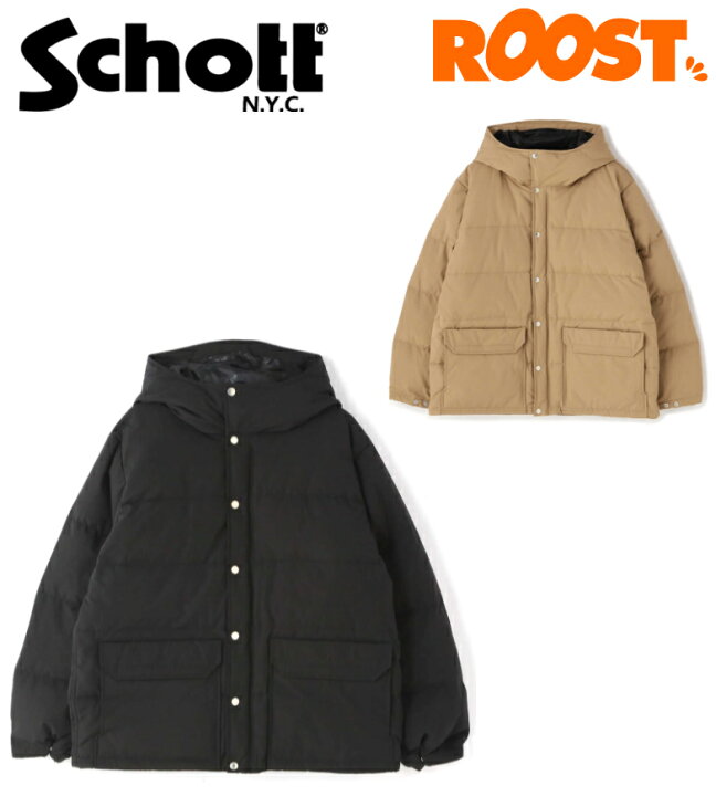 楽天市場】schott ショット ダウンジャケット CLASSIC HOODED DOWN 