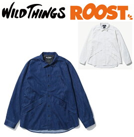 WILDTHINGS ワイルドシングス シェルテックデニムデナリシャツ SHELTECH DENIMDENALISHIRT デニム 日本正規品 WT22021SG メンズ デナリ シャツ キャンプ BBQ