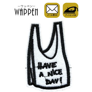 by hJ ACڒ c7.3cm×4.9cm obO BAG ACby | 킢  w ؂ AbvP Ղ肯 wappen