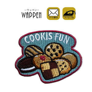 NbL[ by hJ ACڒ c5.5cm×7cm COOKIS FUN Hו ACby | 킢  ؂ AbvP Ղ肯 wappen