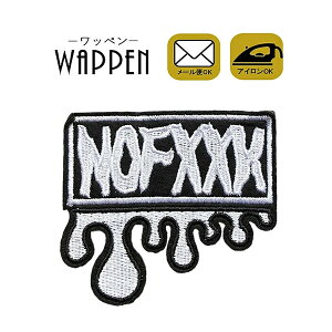 ���b�y�� �h�J���b�y�� �A�C�����ڒ� �c6.7cm×��7.4cm NOFXXX �A�C�����^�C�v �A�b�v���P ��| ���킢�� ����؂� wappen
