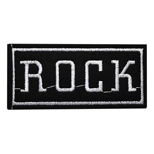 ~^[ by hJ ACڒ c3.8cm×8cm ROCK bN p fR  w 킢  ؂ AbvP Ղ肯 wappen