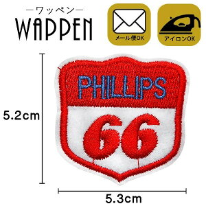~^[ by hJ ACڒ c5.2cm×5.3cm PHILLIPS 66 S fR  w 킢  ؂ AbvP Ղ肯 wappen