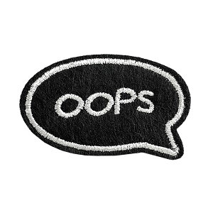 ���b�y�� �h�J �A�C�����ڒ� �c3.4cm×��5.5cm OOPS �t�L�_�V �����o�� �A�C�������b�y�� ���b�y���f�R ���b�y���J�X�^�� ���� ���w ����؂� �A�b�v���P �����Ղ肯 wappen