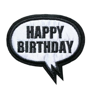 o by hJ ACڒ c6.9cm×7.5cm HAPPY BIRTHDAY tL_V ACby | 킢  w ؂ AbvP Ղ肯 wappen