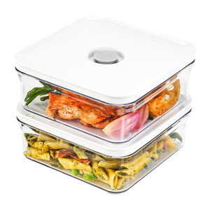 VAKUEN �v���~�A���^��ۑ��e�� �~�j�Z�b�g �o���u�ŕ֗��J�� BPA�t���[ 100%�R��h�~ ��^��ۑ��̗e������ő�5�{�����H�i��V�N�ɕۑ��\