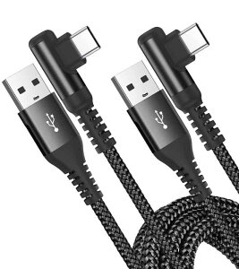 USB C �P�[�u�� L�� �y2M/2�{�Z�b�g�zSweguard �^�C�vc �}���[�d QuickCharge3.0�Ή� USB Type C �P�[�u�� iPhone 17 16 /iPhone 15 �[�d �A�C�z��16 15,iPad Pro�ASamsu