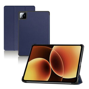 For Xiaomi Pad 7/7 Pro/8/8 Pro �P�[�X �ی�P�[�X ����PU ���U�[ �S�ʕی� ���߉\ �Փ˖h�~ �h���h�� ���^�y�� �ǂ���G�� Greerass ������ �X�^���h�@�\�t�� �^�u���b�g �P�[�X (�u���[)